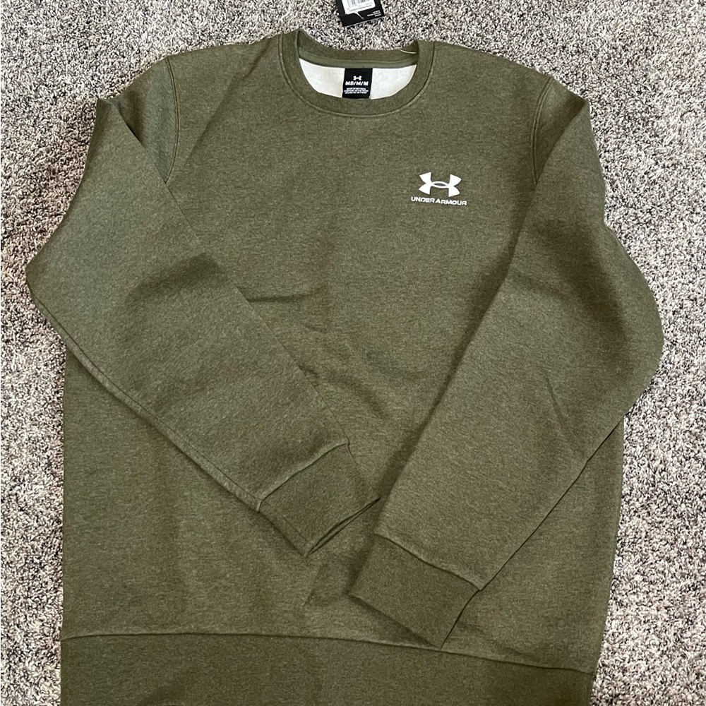Under Armour Forest Green Pullover - Picture 3 of 4